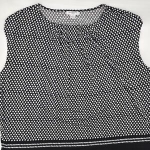 Liz Clairborne Sleeveless Printed Blouse